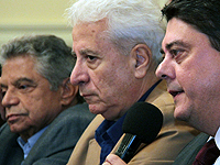 Wadih, Iório e Cerqueira em debate da UFRJ                   Foto: Lula Aparício