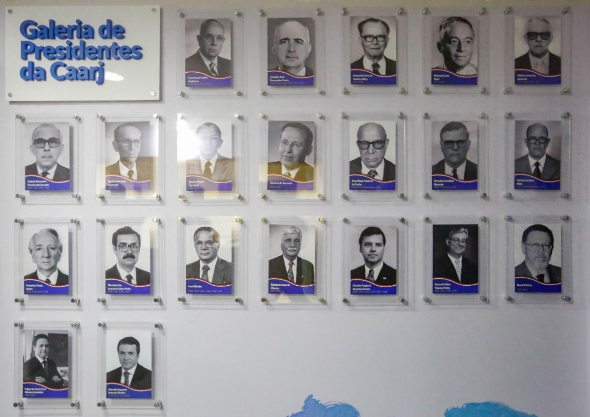 Galeria de Presidentes da Caarj / Foto: Flávia Freitas (Caarj)