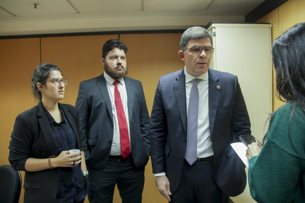 Mariana Rodrigues, Rodrigo Mondego e Luciano Bandeira / Foto: Bruno Marins